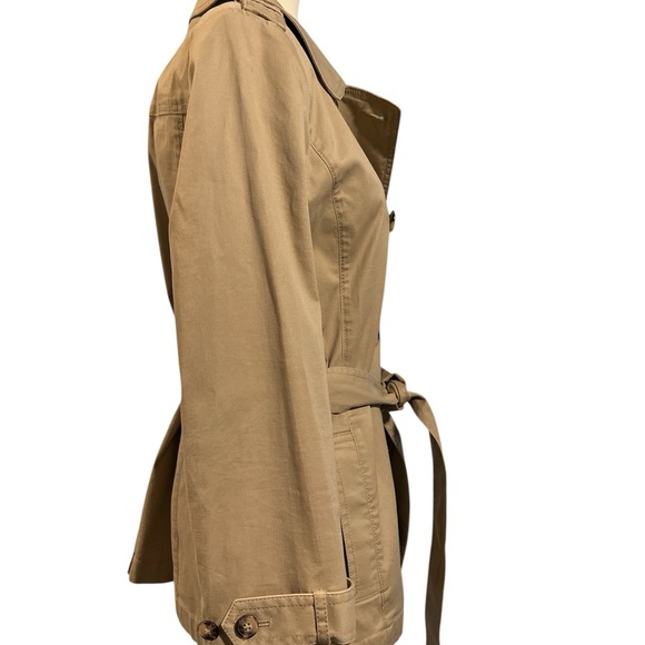 Talbots Classic Beige Trench Coat - Picture 8 of 11